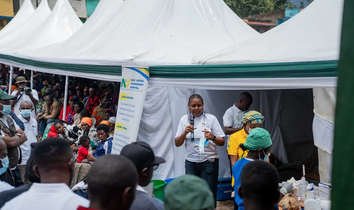 Community engagement during Rwanda Rabies Awareness Campaign Week